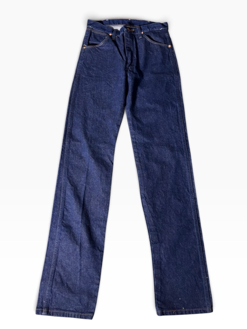 Wrangler 13MWZ Cowboy Cut Rigid Denim Jeans in Dark Blue 29x36
